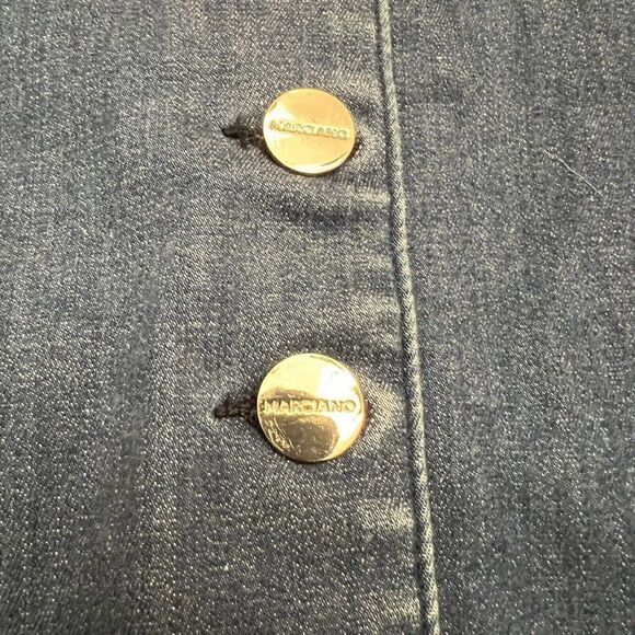 Marciano Button Down Denim Skirt Women’s 27 - Picture 2 of 5